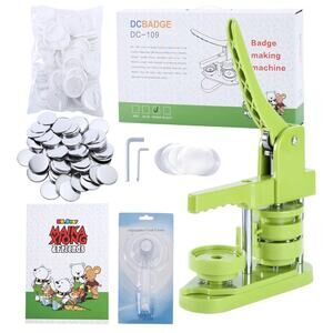 DIY Button Maker Machine 75mm round  (3 inches)100pc set
